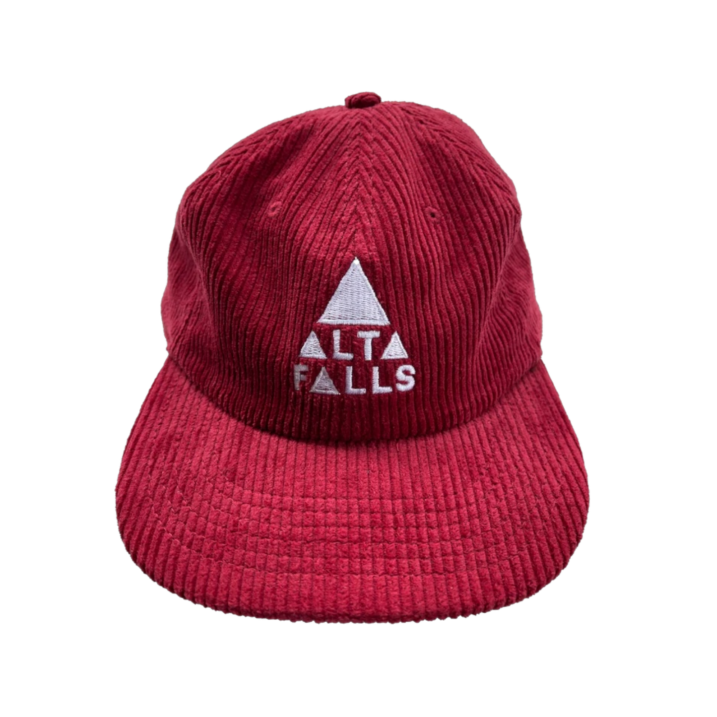 Burgundy Corduroy Cap