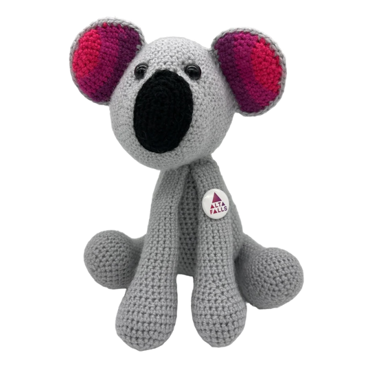 Handmade Crochet Alta Falls 'Dave The Koala' (inc. AF badge)